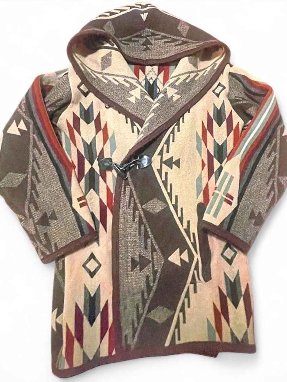 Vintage Pendleton "Spirit of the Peoples" 100th Anniversary Wool Coat Size: S - Picture 4 of 9